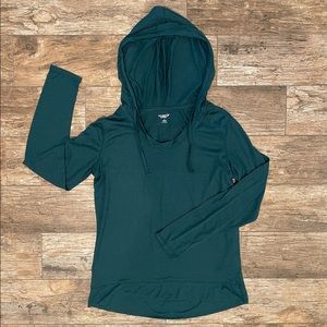 Old navy active green hooded tee